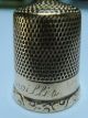 10k Gold Thimble By Simons Dated 1931,  Weighing 2.  77 Gms Thimbles photo 2
