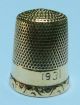 10k Gold Thimble By Simons Dated 1931,  Weighing 2.  77 Gms Thimbles photo 3