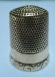 10k Gold Thimble By Simons Dated 1931,  Weighing 2.  77 Gms Thimbles photo 4