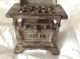 Royal Miniature Cast Iron Stove Traveling Salesman Display / Child ' S Toy 4 1/2 