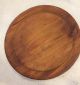 Worn Antique Primitive Early Wooden Wood Round Cutting Bread Plate Cutting Board Primitives photo 5