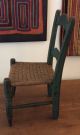 Antique American Country Folk Art Doll Chair - Early Painted Surface - Pristine Primitives photo 6