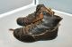 Antique 1800 ' S Victorian Brown Leather Lace Up High Boots Baby 2 Shoes Primitives photo 3