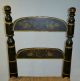 19th Century Hitchcock Type Paint & Stenciled Toy Chair W/ Rush Seat Primitives photo 1