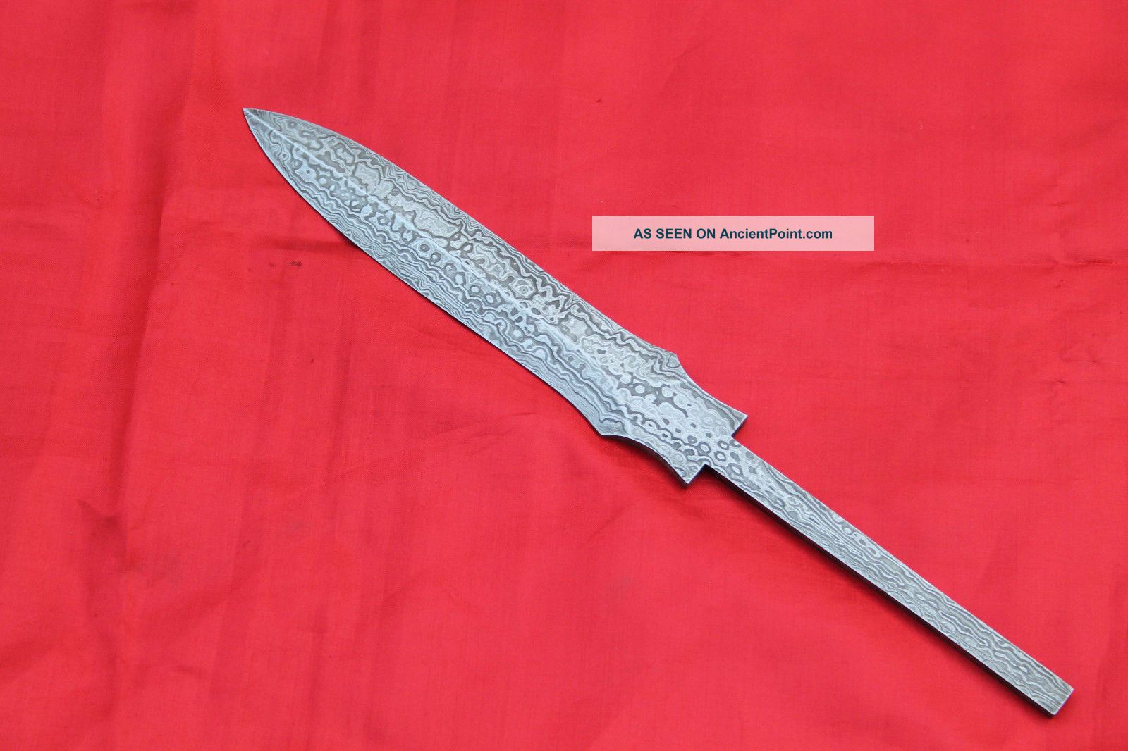Hand Made Forged Damascus Steel Boot Dagger Hunting Dagger Knife Blank Blade Middle East photo