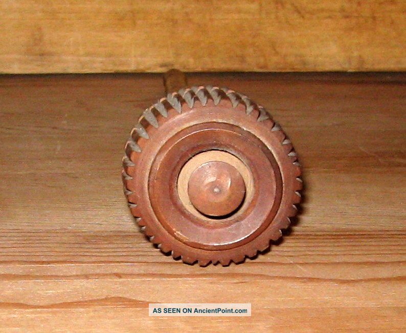 Antique Prim Handmade Wood Treen Stirring Rod Hot Chocolate Intricate