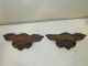 Antique Walnut Fruit Pattern Draw Pulls 7x3x1 1/4 