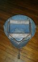 Vintage Galvanized ' Iron Horse Can/bucket Rochester Can Co.  Wood Mop Pale Garden Primitives photo 2