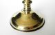 Early Hump Base Brass Candlestick,  Possibly French Or Spanish,  1700 Primitives photo 3