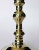 Early Hump Base Brass Candlestick,  Possibly French Or Spanish,  1700 Primitives photo 4
