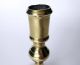 Early Hump Base Brass Candlestick,  Possibly French Or Spanish,  1700 Primitives photo 5