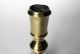 Early Hump Base Brass Candlestick,  Possibly French Or Spanish,  1700 Primitives photo 6