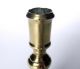 Early Hump Base Brass Candlestick,  Possibly French Or Spanish,  1700 Primitives photo 8