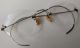 Antique Optical Octagon Eyeglasses 1/10 12k Gf Rimless O.  E.  Day Mohawk Ny W Case Optical photo 3