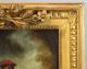 Antique 18thc O/c Oil Painting Flute Player & Singing Woman,  Gold Gilt Frame Nr Wind photo 5