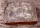 Antique Tin Primitive Embossed Elk Deer Dbl.  Match Safe Wall Mount Architectural Primitives photo 4