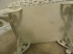 Antique Wicker Sewing Stand Basket Painted White.  I Believe Heywood - Wakefield Baskets & Boxes photo 4
