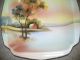 A Vintage Porcelain Serving Bowl Nippon Japan Hand Painted Bowls photo 2