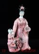 Chinese Porcelain Handwork Carved Beauty & Children Statue Cx022 Figurines & Statues photo 3