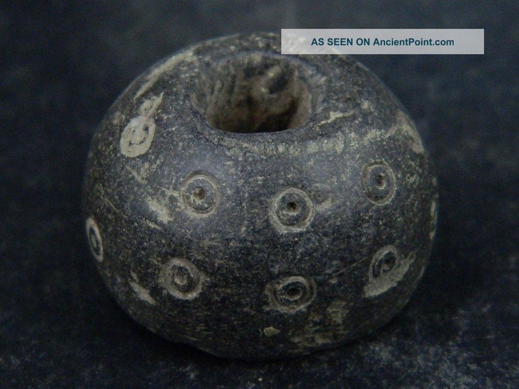 Ancient Stone Bead/spindle Whorl Gandharan/gandhara 100 Ad Stn649 Roman photo