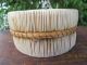 Vintage Minnesota Birch Bark & Porcupine Quill Basket Circa.  1947 Native American photo 1