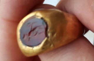 Roman Gold Ancient Ring photo