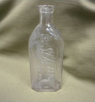 Antique Pharmacy Medicine Clear Glass Bottle Seattle Drug Co.  3iv photo