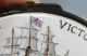 Antique Early 19thc,  Admiral Nelson Ship Hms Victory,  Battersea Enamel Box Nr Folk Art photo 3