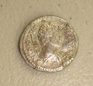 Ad 198 - 217 Caracalla Ancient Roman Silver Denarius Ngc Vf 5/5 1/5 Test Cut photo