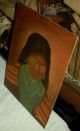 Vintage 1976 Albert Charles Painting Of Navajo Indian Woman Id’d Vafo Native American photo 1