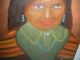 Vintage 1976 Albert Charles Painting Of Navajo Indian Woman Id’d Vafo Native American photo 5