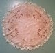 Arts And Crafts Embroidered Round Linen Table Cover 25 