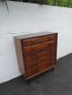 Mid Century Modern Tall Chest Of Drawers With Wood Handles 8558 Mid-Century Modernism photo 10