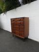 Mid Century Modern Tall Chest Of Drawers With Wood Handles 8558 Mid-Century Modernism photo 8