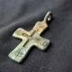 Ancient Artifact Bronze Byzantine Cross Roman photo 1