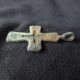 Ancient Artifact Bronze Byzantine Cross Roman photo 2
