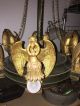 Antique Bronze French Empire Style Chandelier With Eagles,  Early 1900 ' S Chandeliers, Fixtures, Sconces photo 8