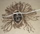 African Headdress Mask Tribal Dan Braid Beard Cowrie Shell Deangle Masque Africa Masks photo 8