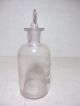 Antique Apothecary Clear Bottle & Stopper Acid Sulphuric H2so4 By Whitall Tatum Bottles & Jars photo 8