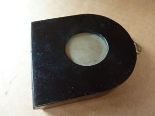 Vintage Bakelite Pocket Compass With Metal Slide Rule Circa Ww2 Military ? photo