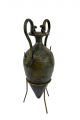Ancient Greek Bronze Vase Amphora Replica Bull And And Snake Handle Artifact Reproductions photo 3