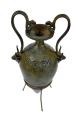 Ancient Greek Bronze Vase Amphora Replica Bull And And Snake Handle Artifact Reproductions photo 5