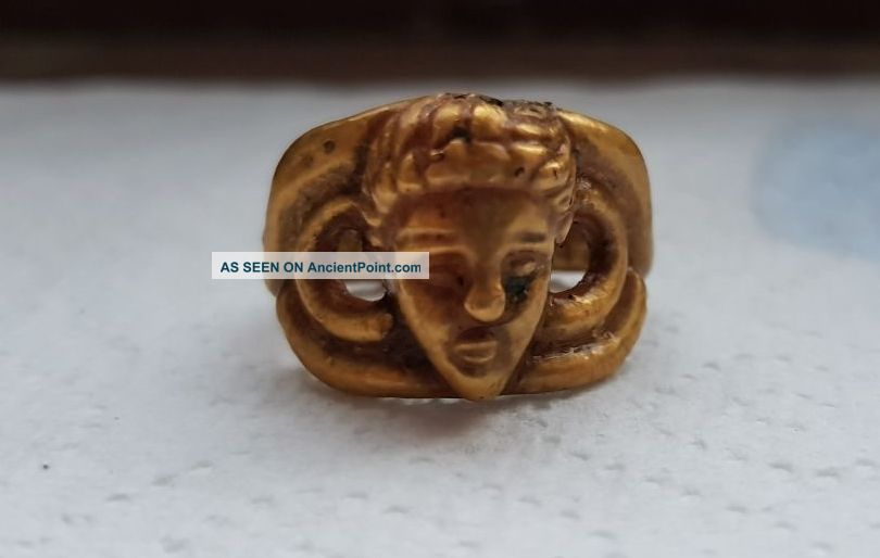 Ancient Gold Roman Ring Roman photo