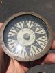 Antique Vintage Brass And Glass Wm Senter & Co Dry Card Compass 19th Century Compasses photo 2