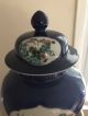 Chinese Blue Floral Vase Early 20th Century With Removeable Cover Price Vases photo 1