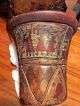 Pre - Columbian Inca Polychrome Carved Wood Kero,  Beer Cup Latin American photo 1