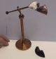 Microscope [ Side Reflector ] Articulated Stand { C1870 } Lacquered Brass Other Antique Science Equip photo 3