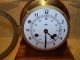 Schatz Brass Ships Bell Clock Clocks photo 1