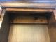 Vintage Country Style Wood Curio Cabinet With Glass Door 2 Shelves & 1 Draw Display Cases photo 5