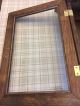 Vintage Country Style Wood Curio Cabinet With Glass Door 2 Shelves & 1 Draw Display Cases photo 7